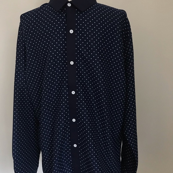 Formal Navy Blue Long Sleeve - Picture 2 of 3
